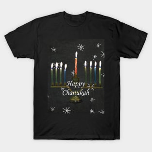 Happy Chanukah Menorah T-Shirt